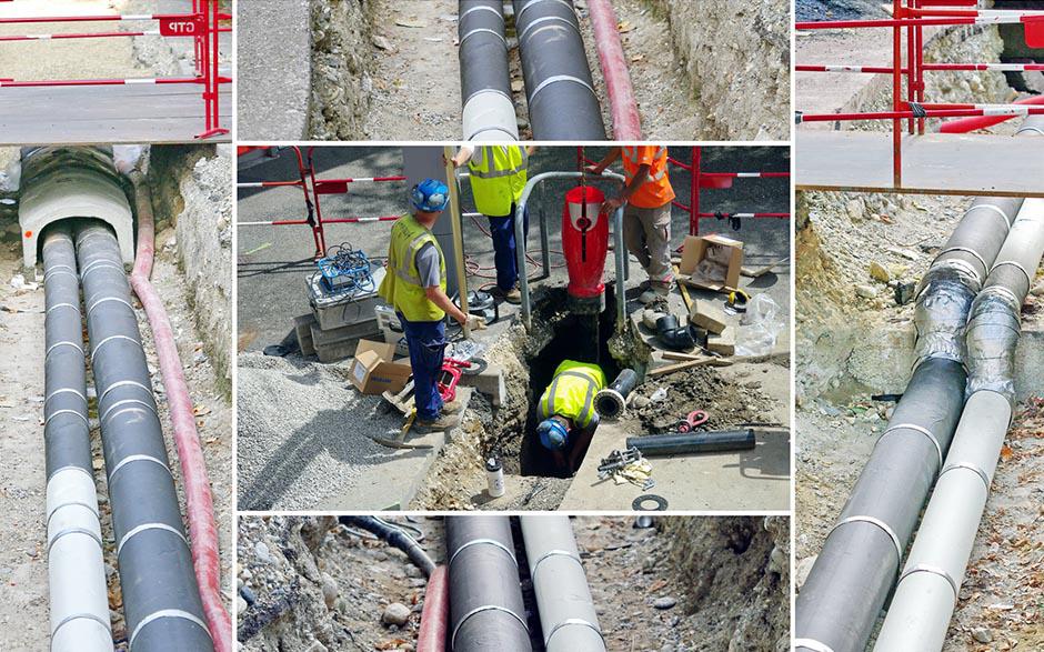 travaux assainissement Orsay